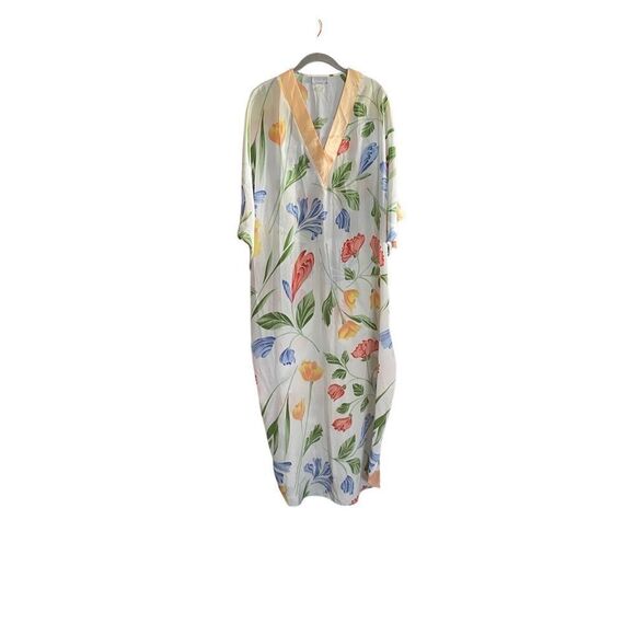 Natori women’s floral caftan gown, OSFM - Picture 1 of 5